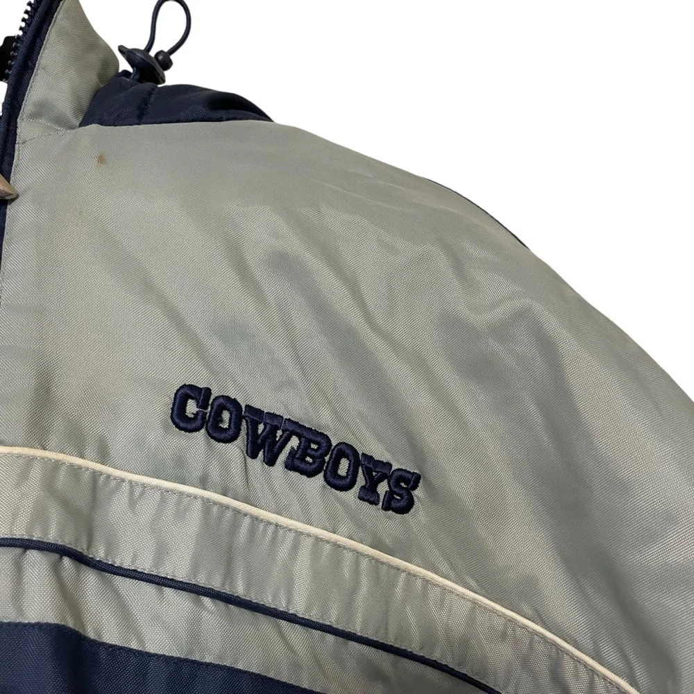 VTG 90s Spotlight Dallas Cowboys Hooded Jacket